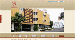 Desktop Screenshot of hotelgranada.com