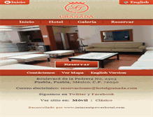 Tablet Screenshot of hotelgranada.com